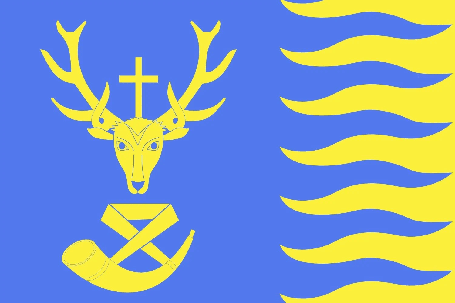 Saint Hubert flag